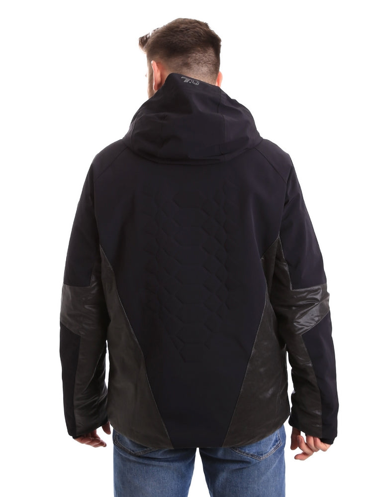 Piumini Nero Ea7 Emporio Armani