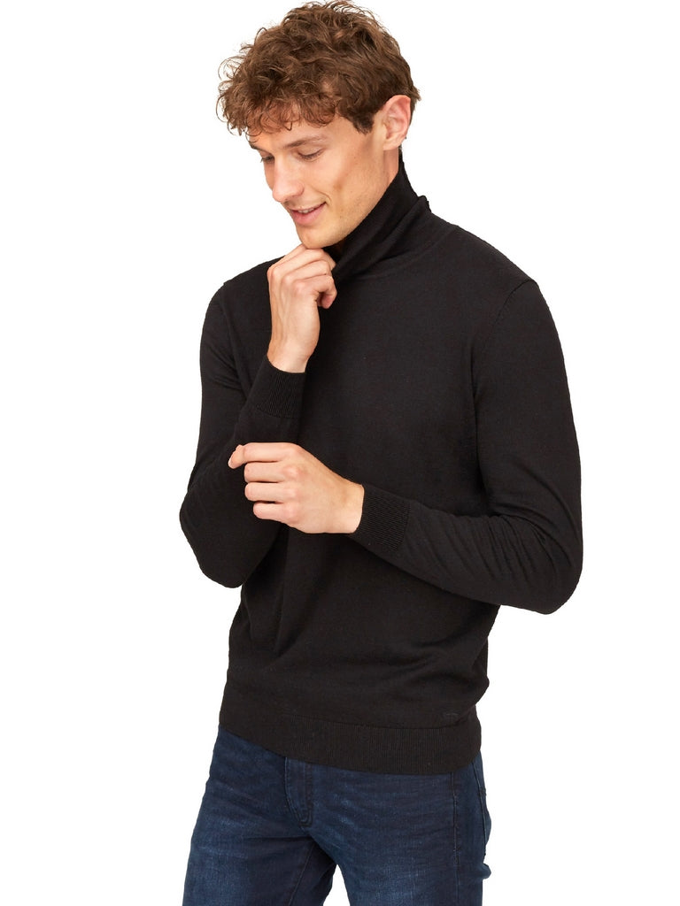 Maglie a collo alto Nero Gas