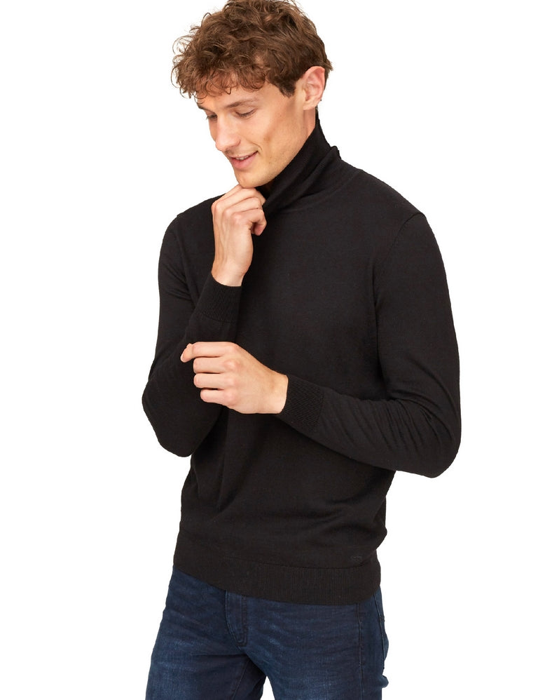 Maglie a collo alto Nero Gas