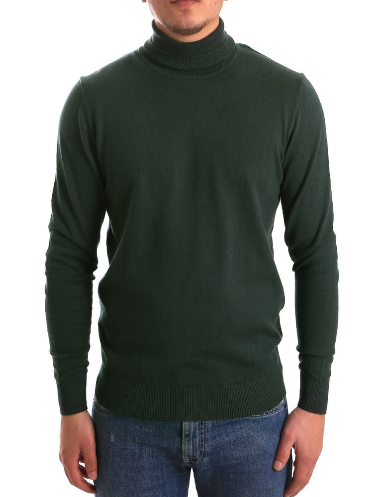 Maglie a collo alto Verde Gas