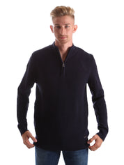 Maglie a collo alto Blu Gas