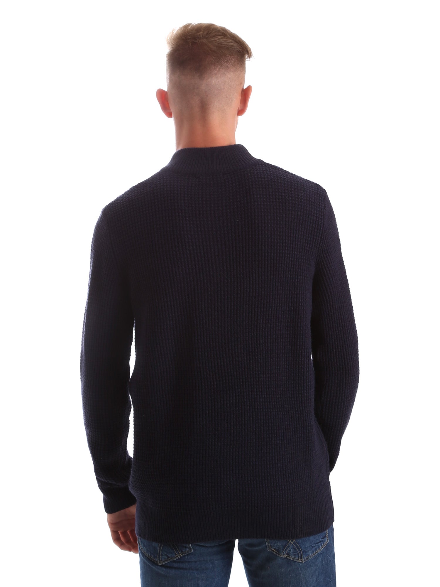 Maglie a collo alto Blu Gas