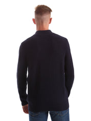 Maglie a collo alto Blu Gas