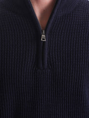 Maglie a collo alto Blu Gas