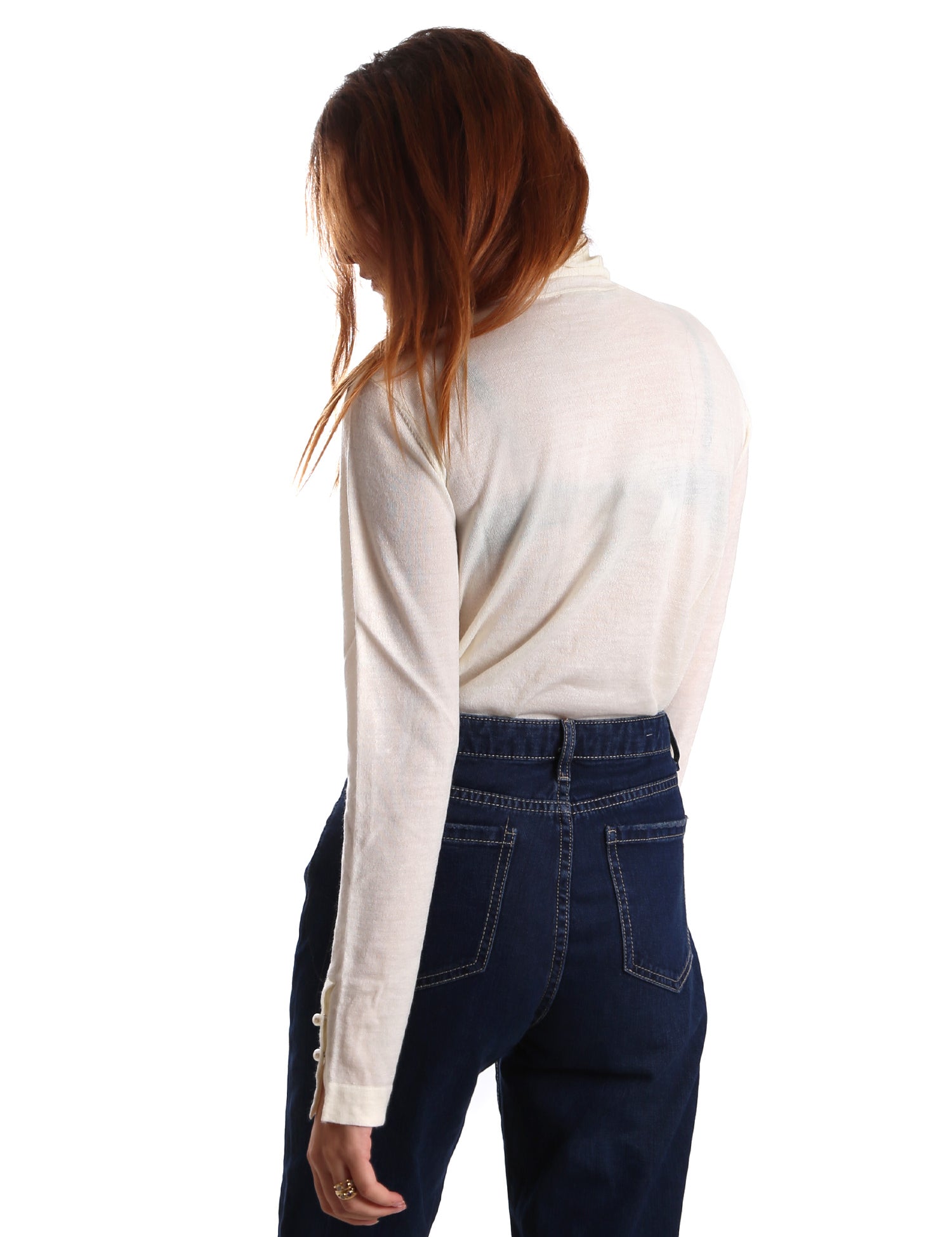 Maglie a collo alto Bianco Gas