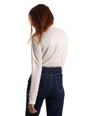 Maglie a collo alto Bianco Gas