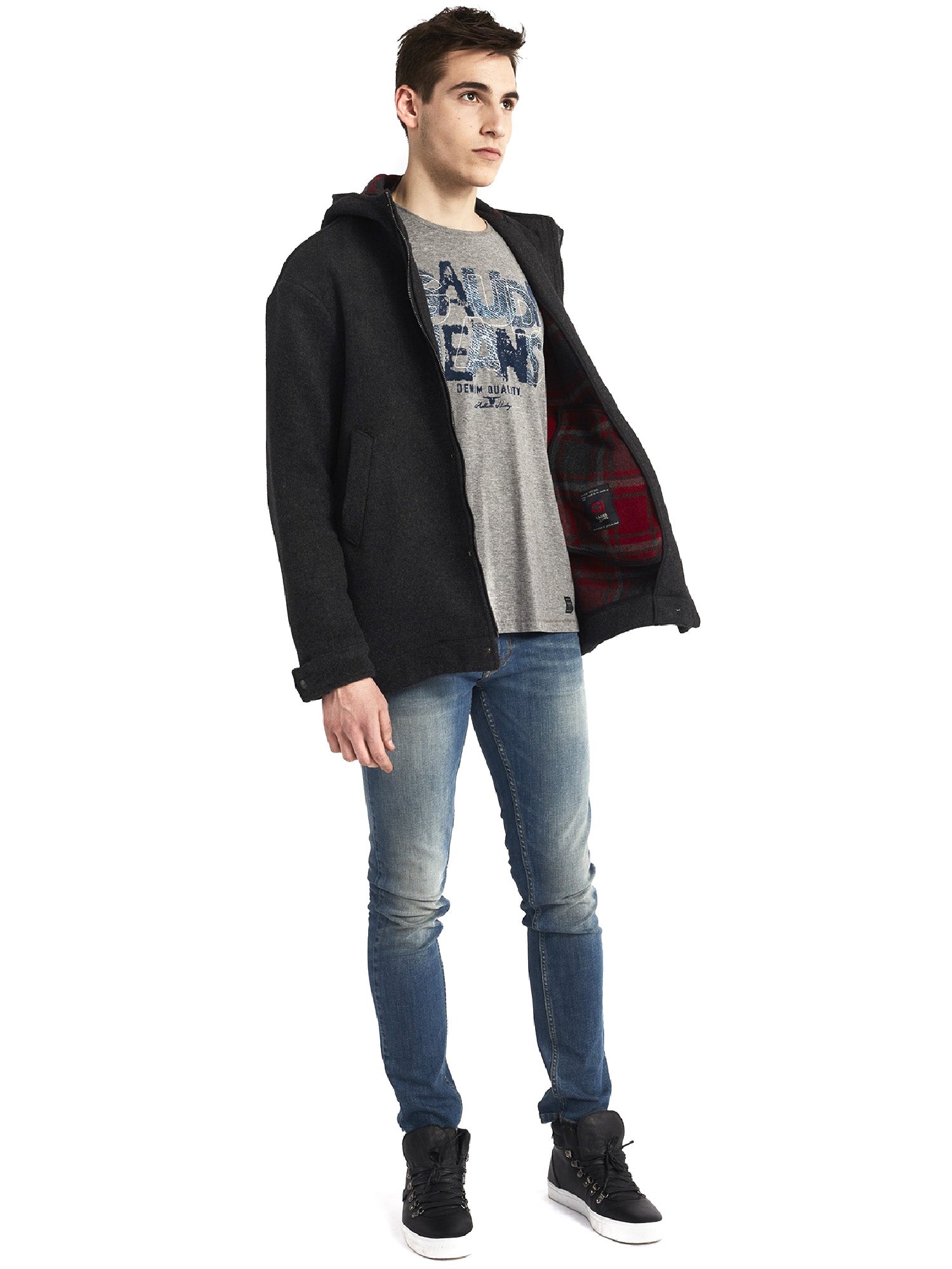 Cappotti Grigio Gaudi Jeans