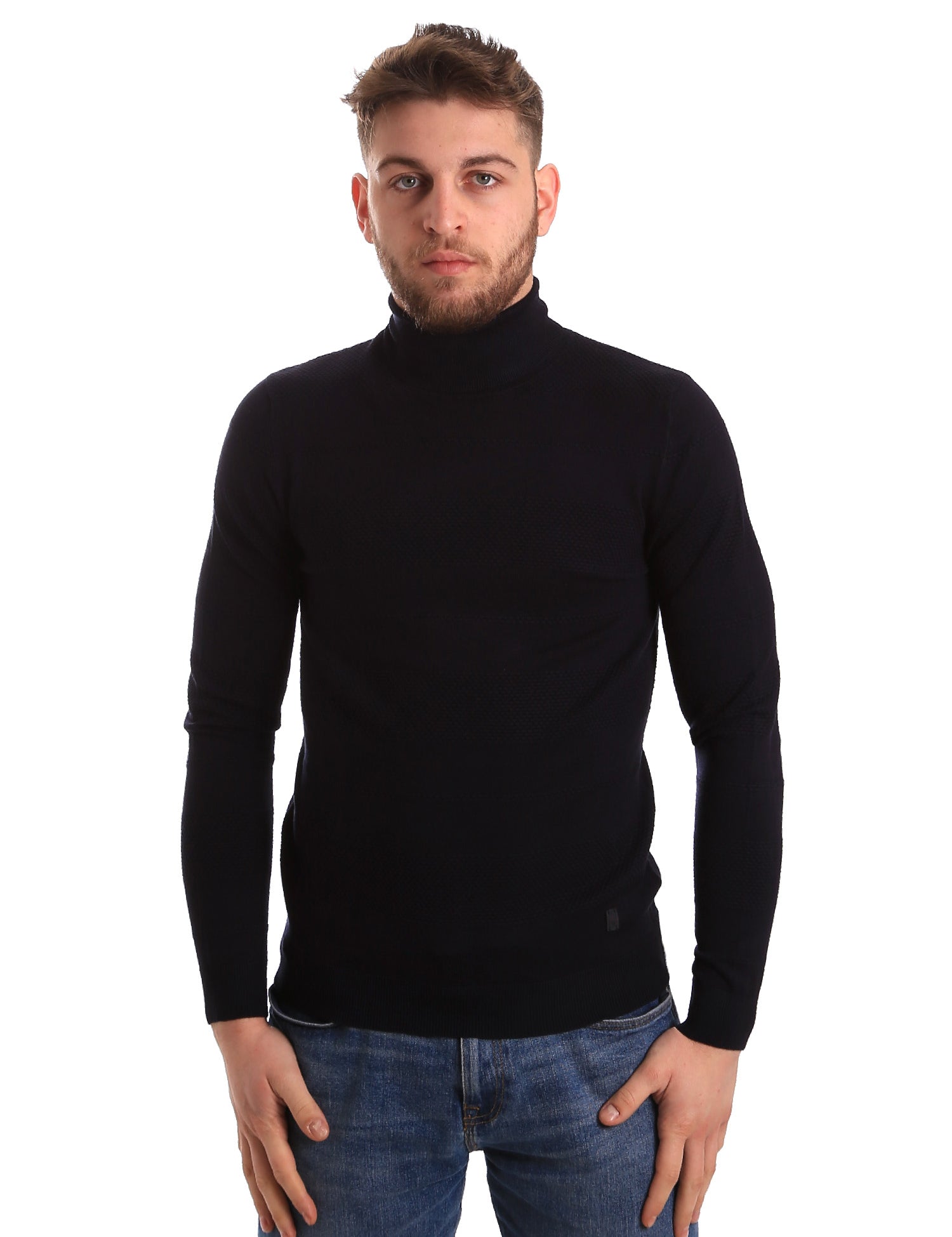 Maglie a collo alto Blu Gaudi Jeans