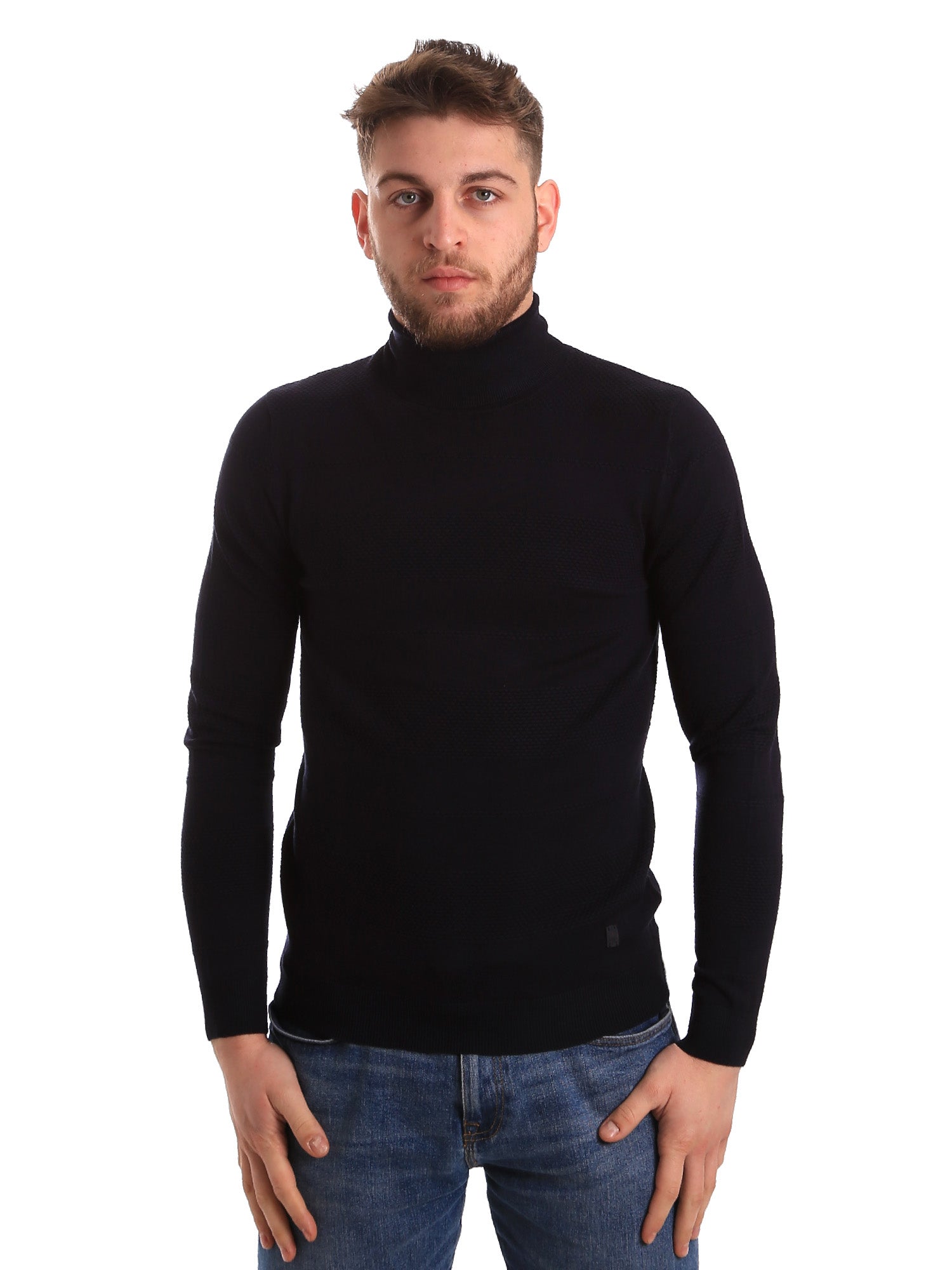 Maglie a collo alto Blu Gaudi Jeans