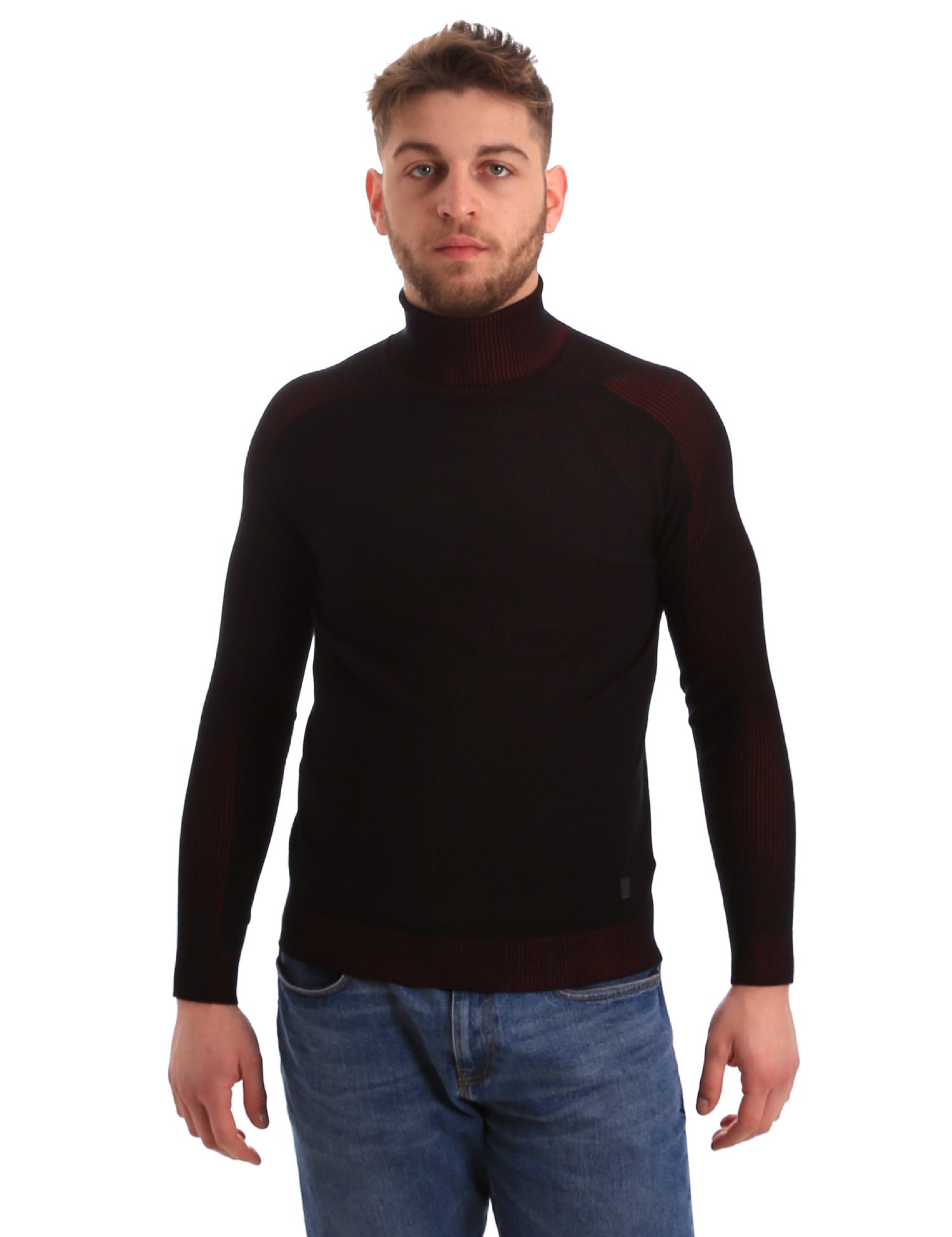 Maglie a collo alto Nero Gaudi Jeans