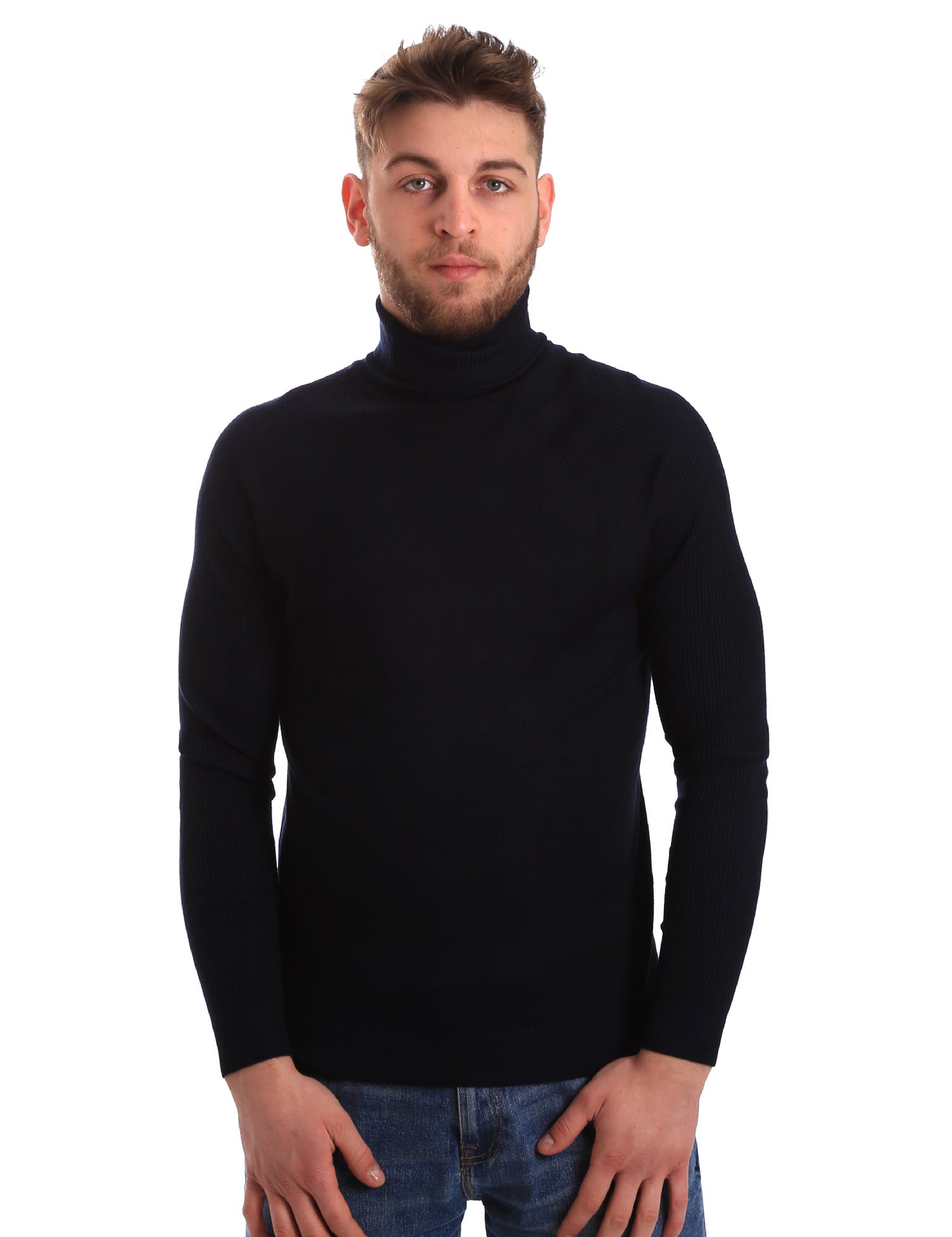 Maglie a collo alto Blu Gaudi Jeans