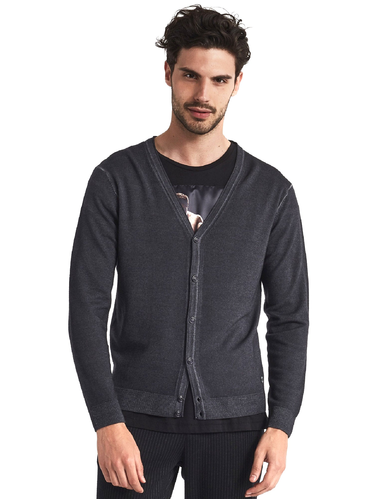 Cardigan Grigio Gaudi