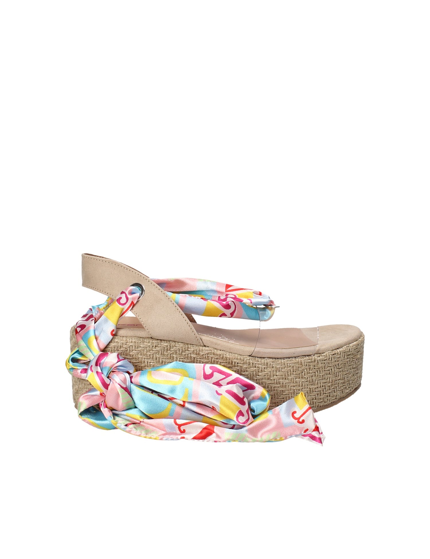 Sandali zeppa Beige Fornarina