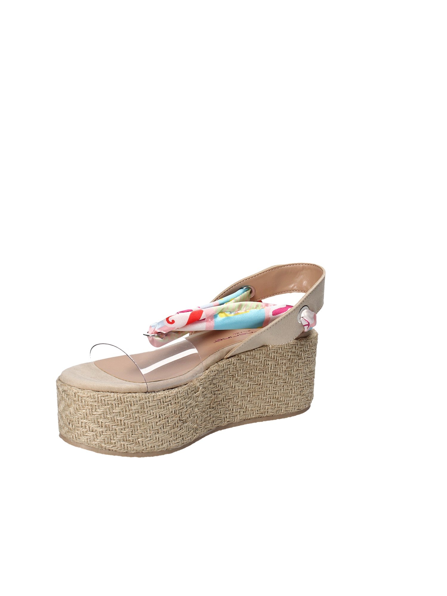 Sandali zeppa Beige Fornarina