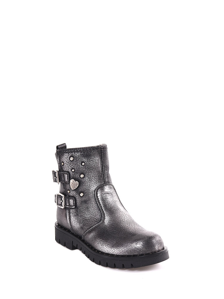 Stivaletti Grigio Nero Giardini Junior