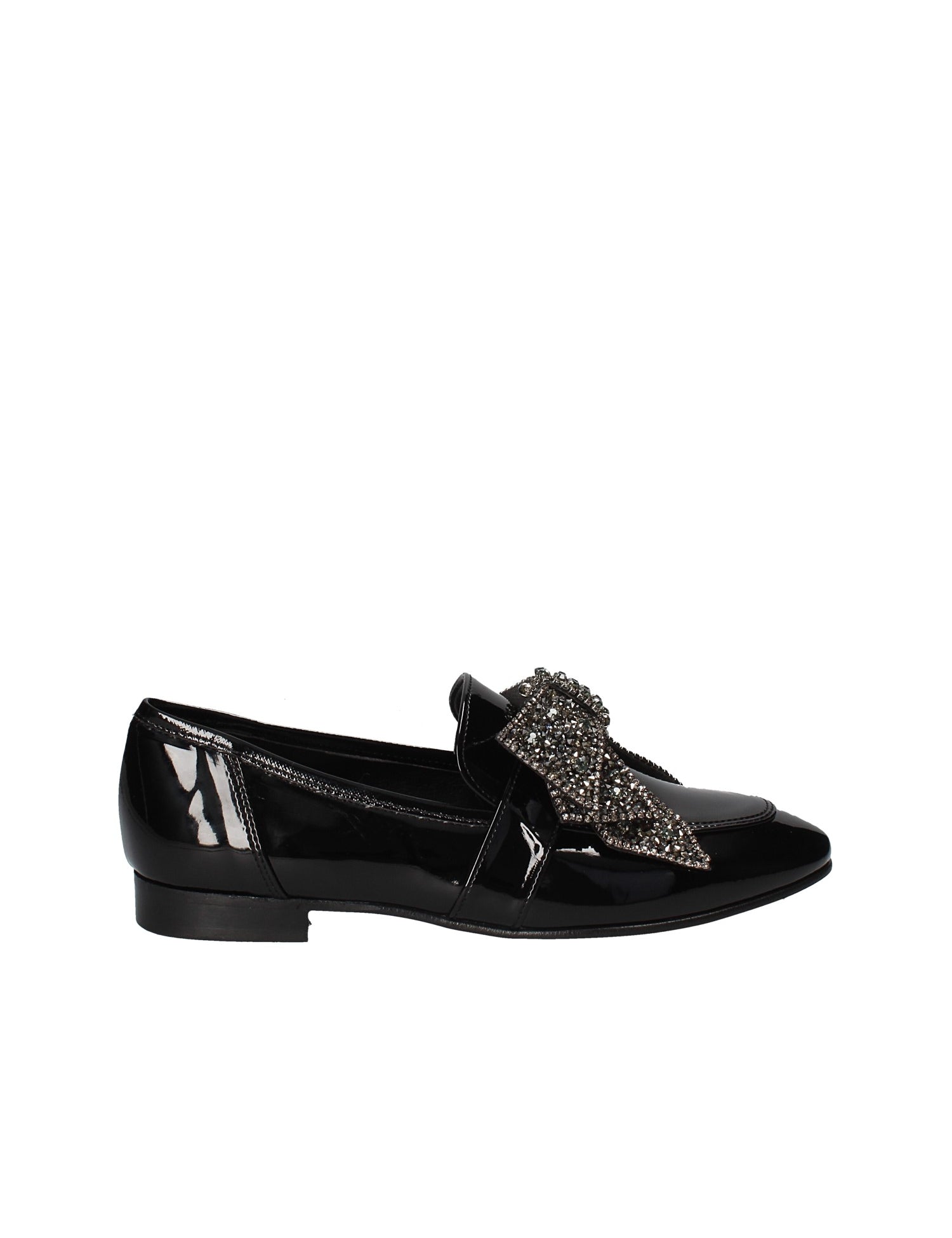 Mocassini Nero Vernice Grace Shoes