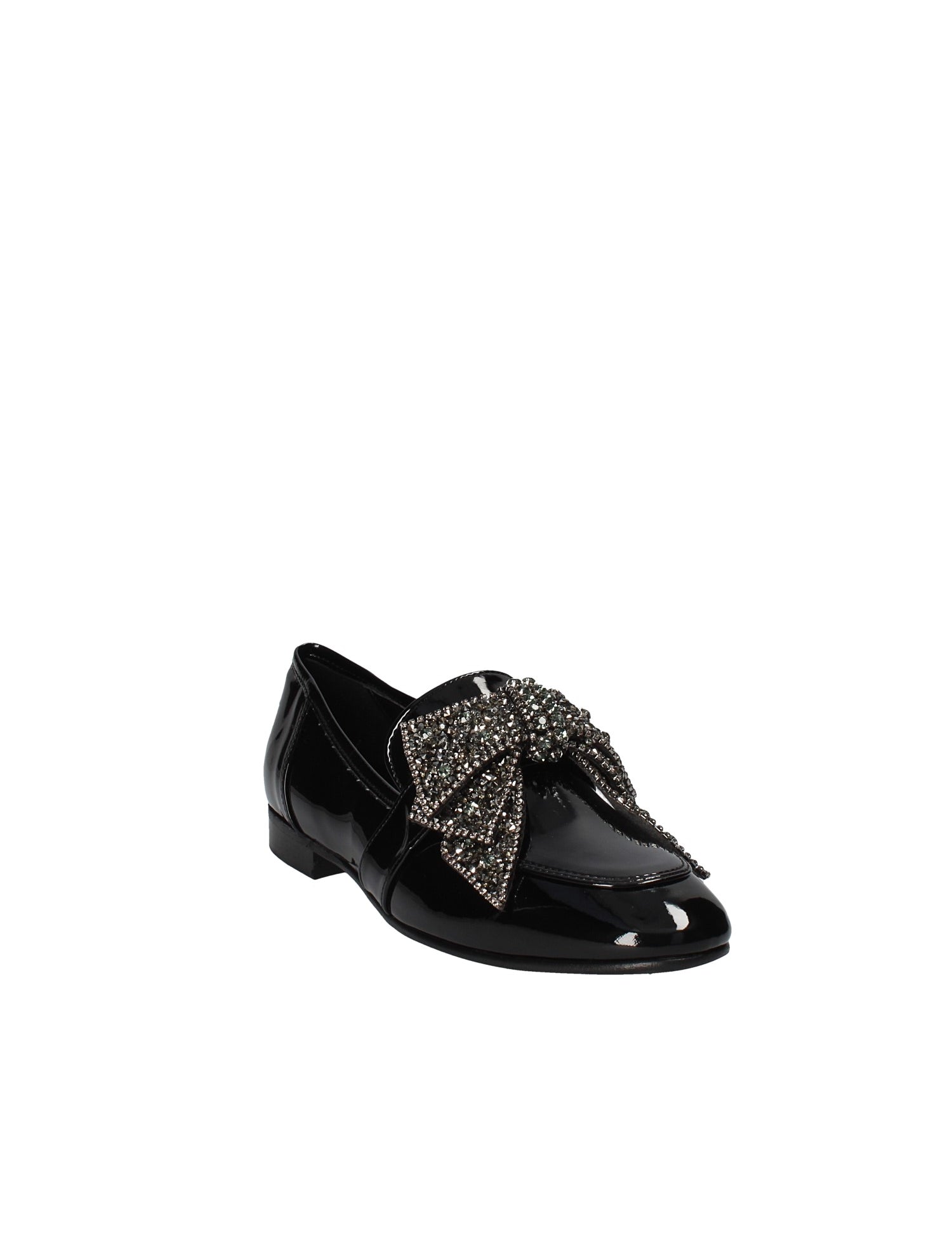 Mocassini Nero Vernice Grace Shoes