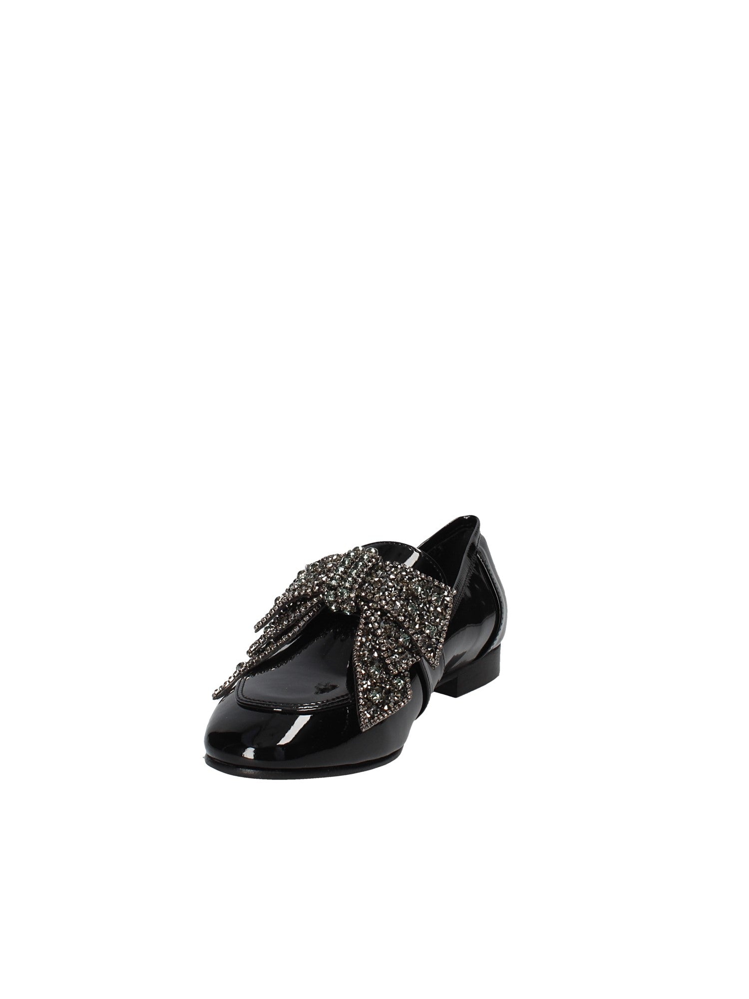 Mocassini Nero Vernice Grace Shoes