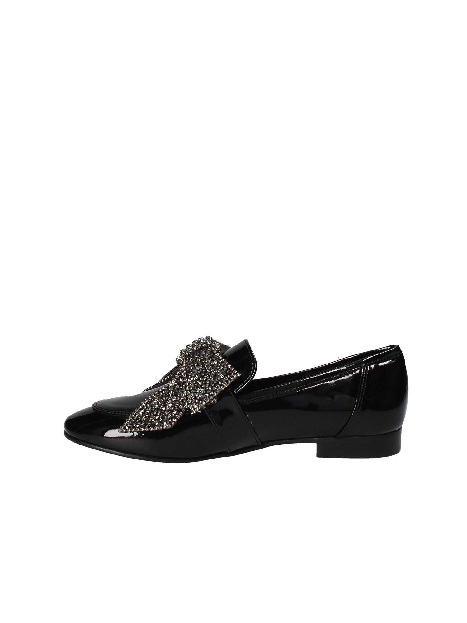 Mocassini Nero Vernice Grace Shoes