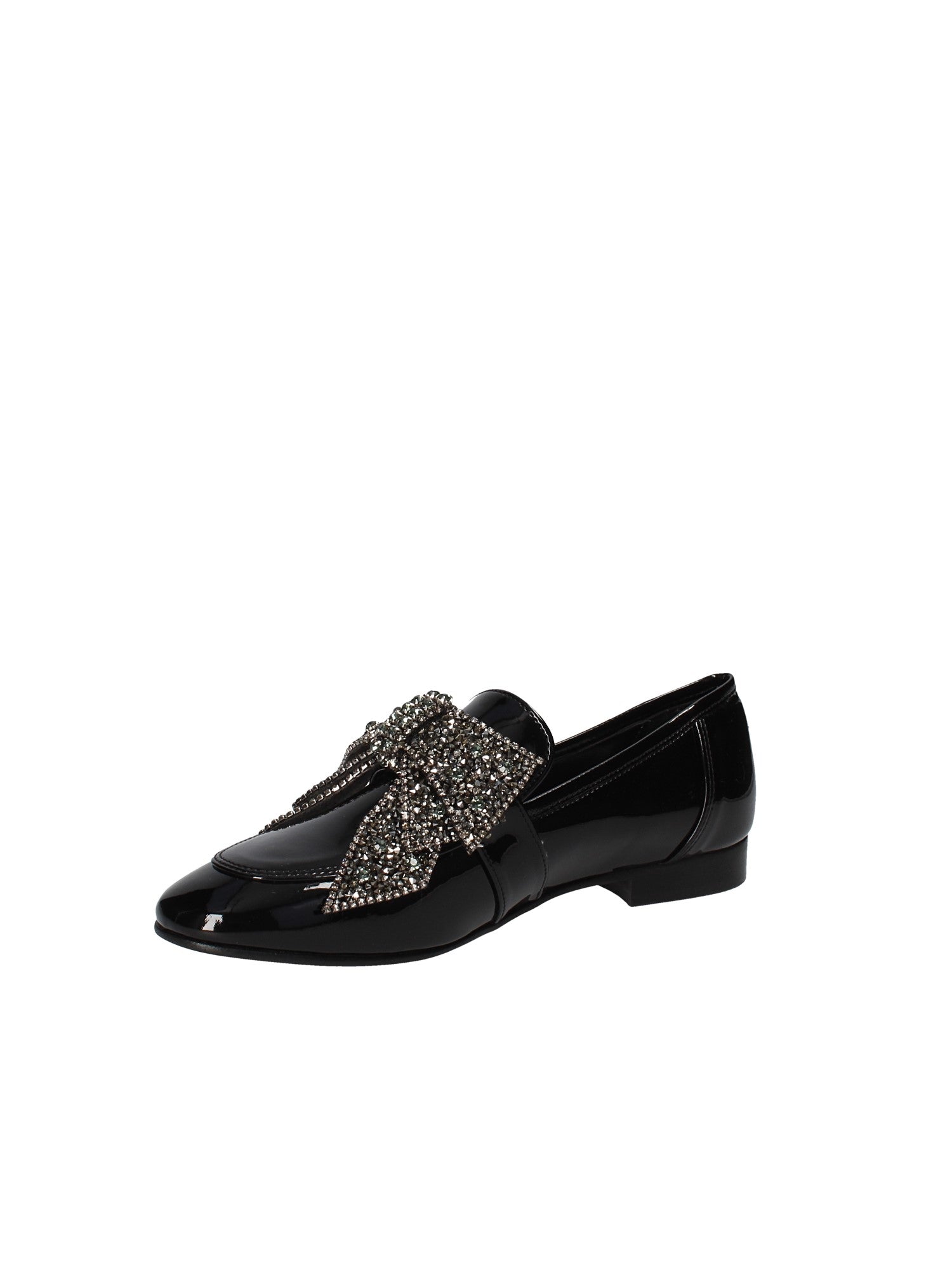 Mocassini Nero Vernice Grace Shoes