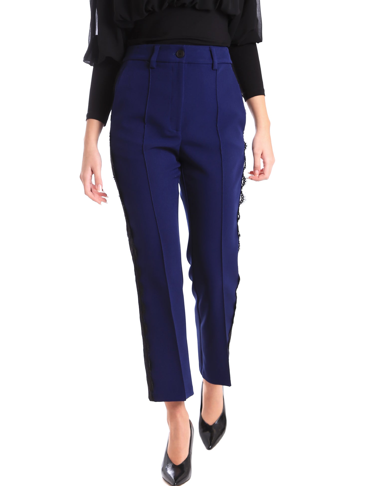 Pantaloni Blu Denny Rose