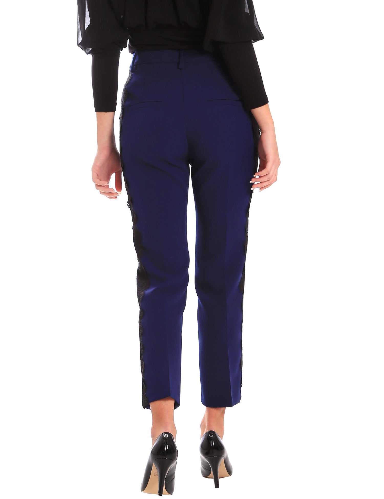 Pantaloni Blu Denny Rose