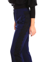 Pantaloni Blu Denny Rose