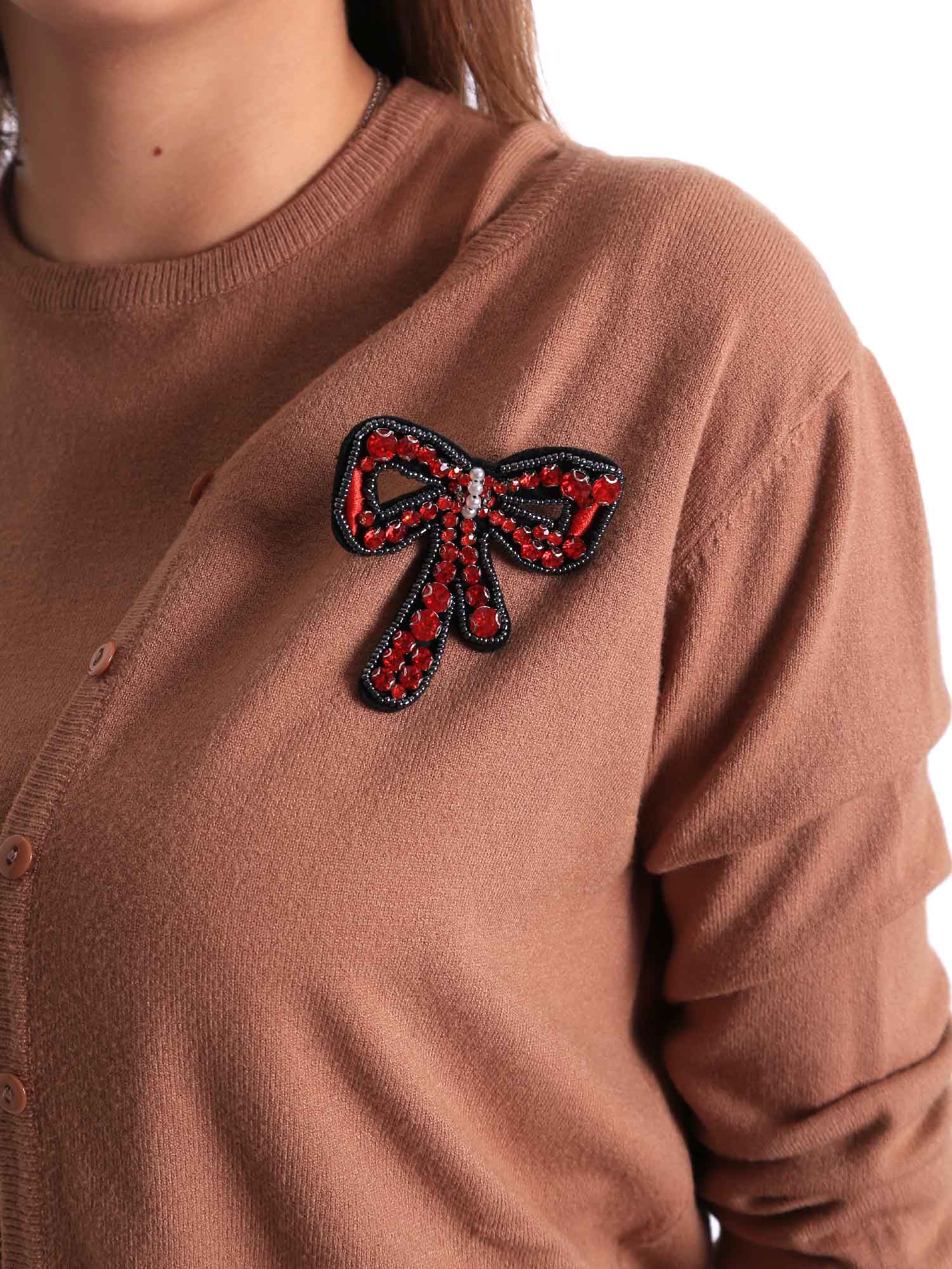 Cardigan Beige Denny Rose