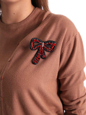 Cardigan Beige Denny Rose