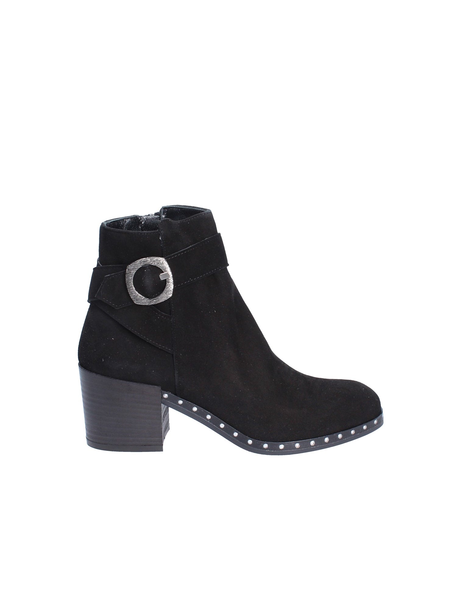 Stivaletti Nero Camoscio Grace Shoes