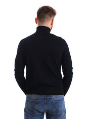 Maglie a collo alto Blu Key Up