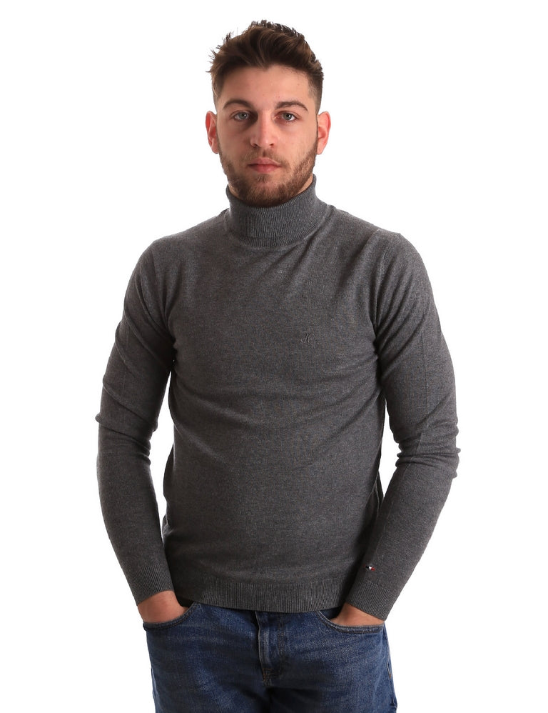 Maglie a collo alto Grigio Key Up