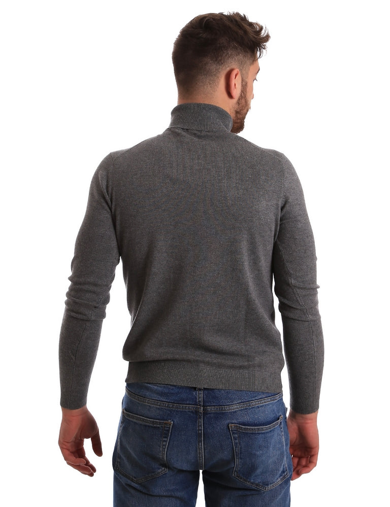 Maglie a collo alto Grigio Key Up