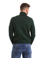 Maglie a collo alto Verde Key Up