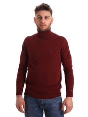 Maglie a collo alto Bordeaux Key Up