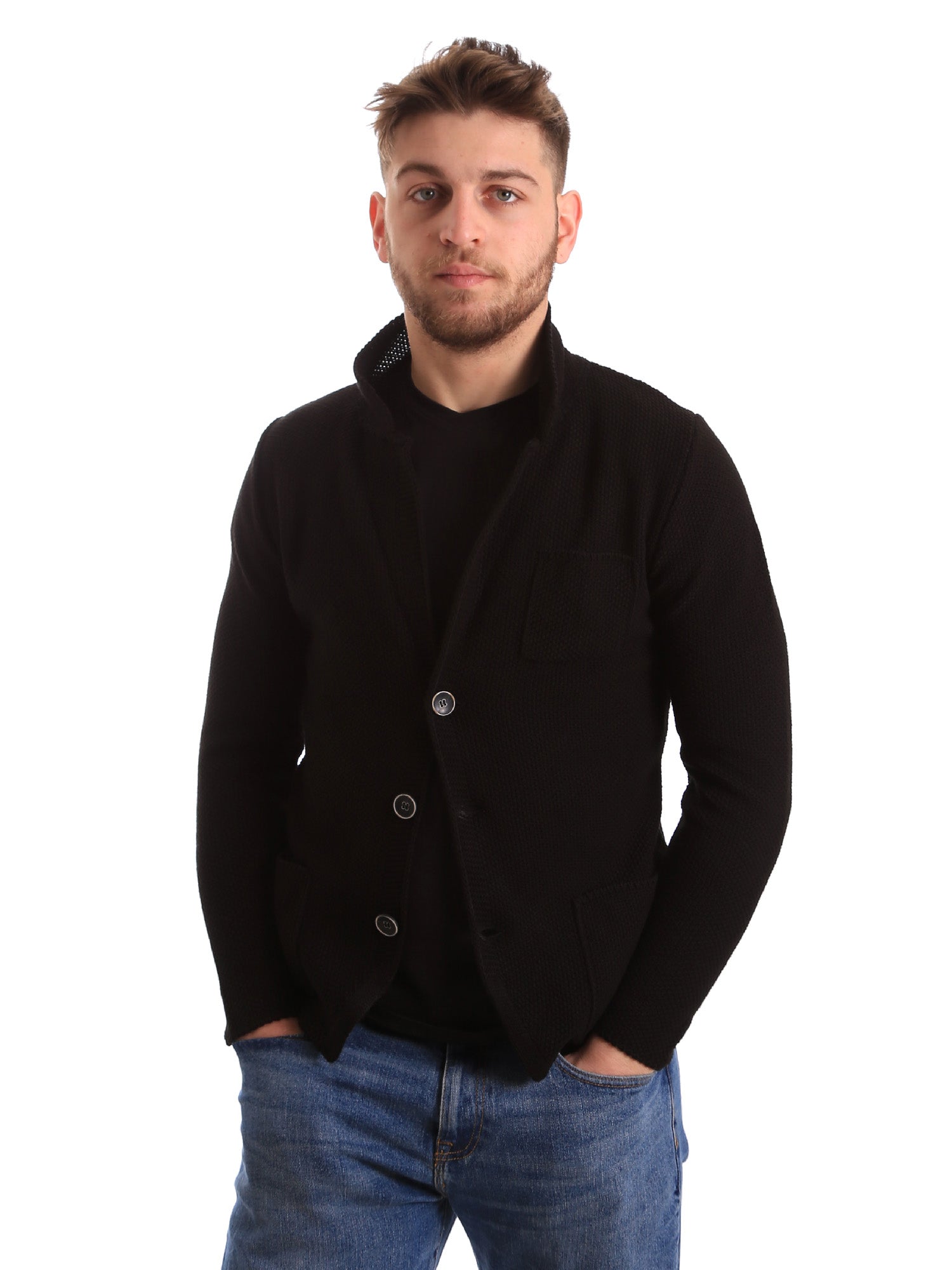 Cardigan Nero Bradano