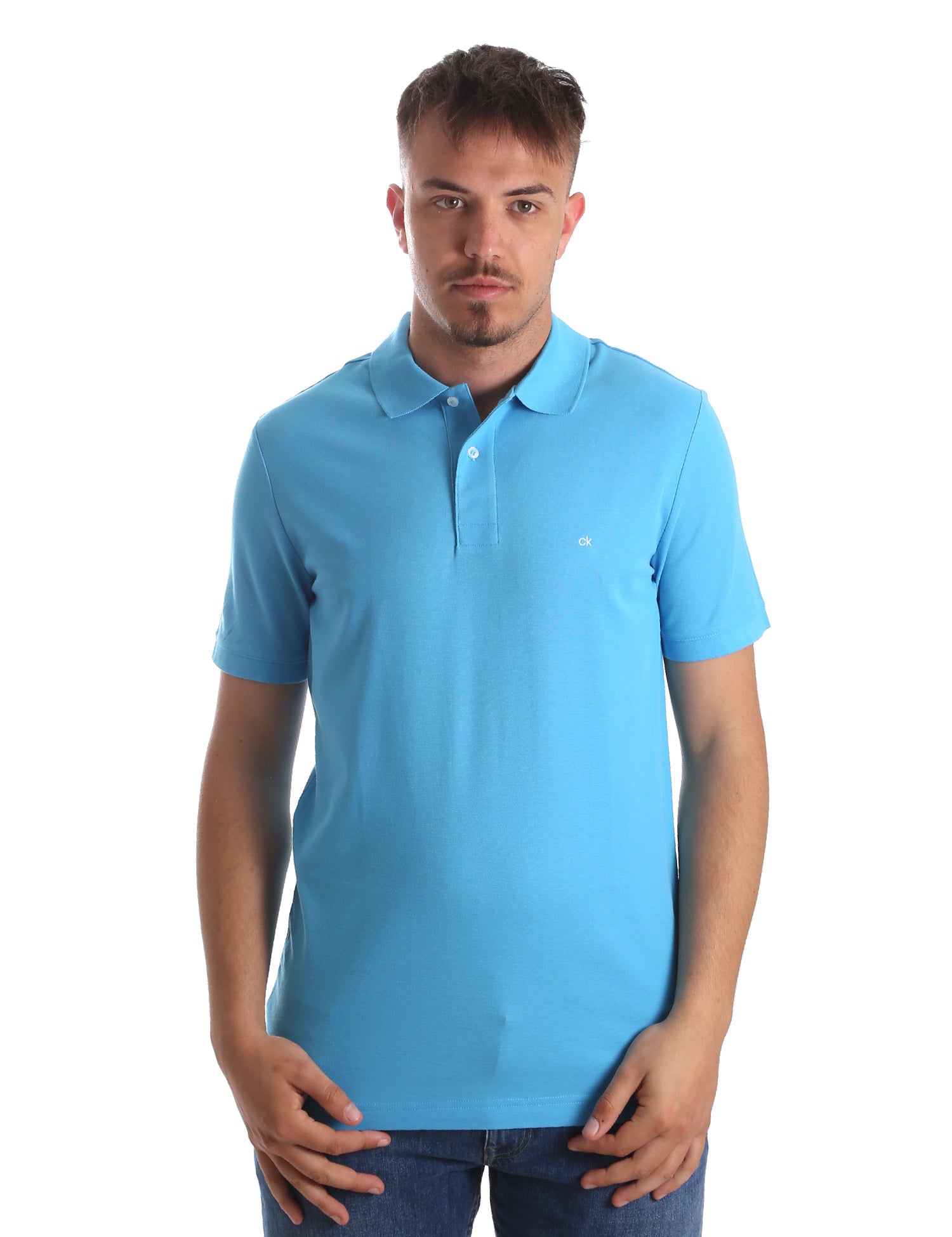 Polo Blu 405 Calvin Klein