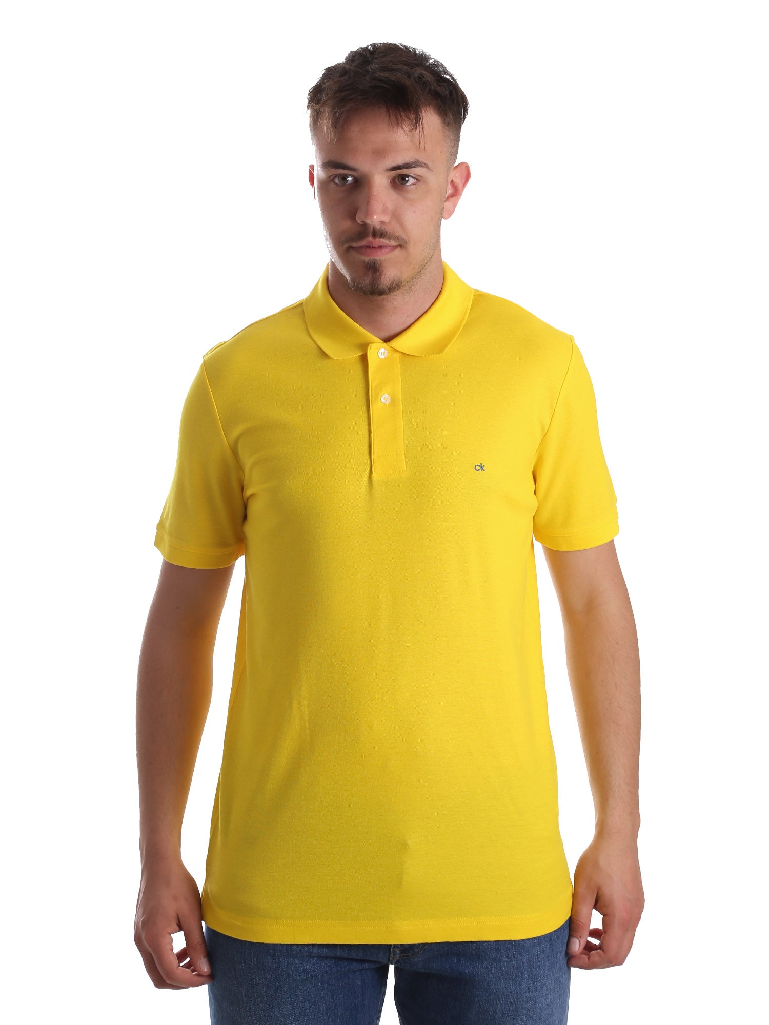 Polo Giallo Calvin Klein
