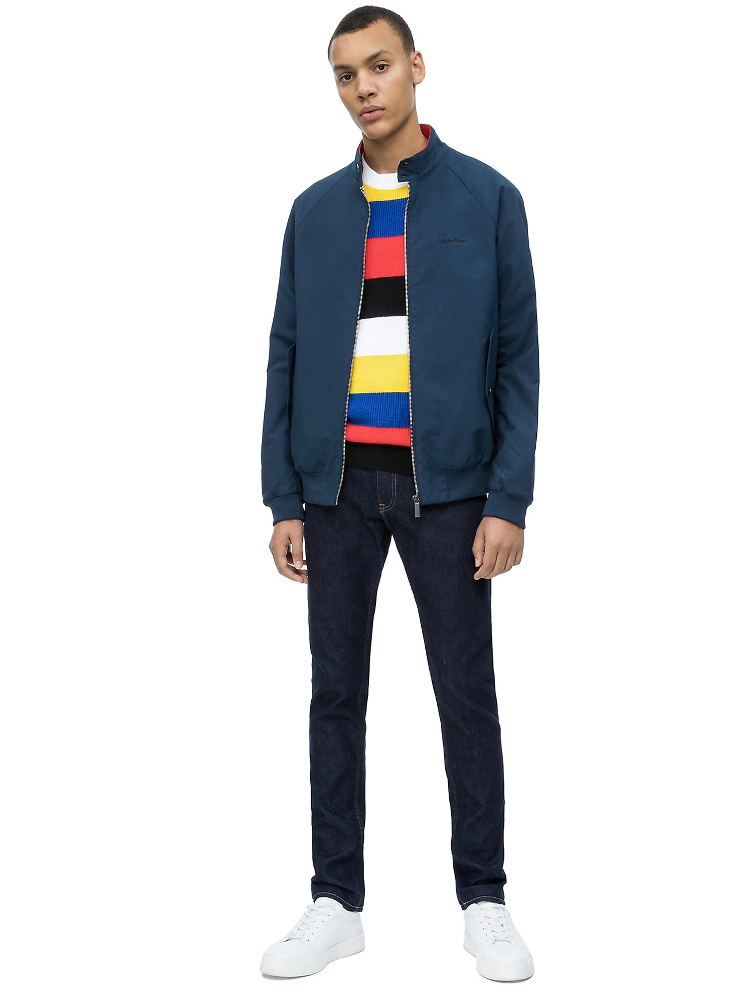 Giacche Blu Calvin Klein