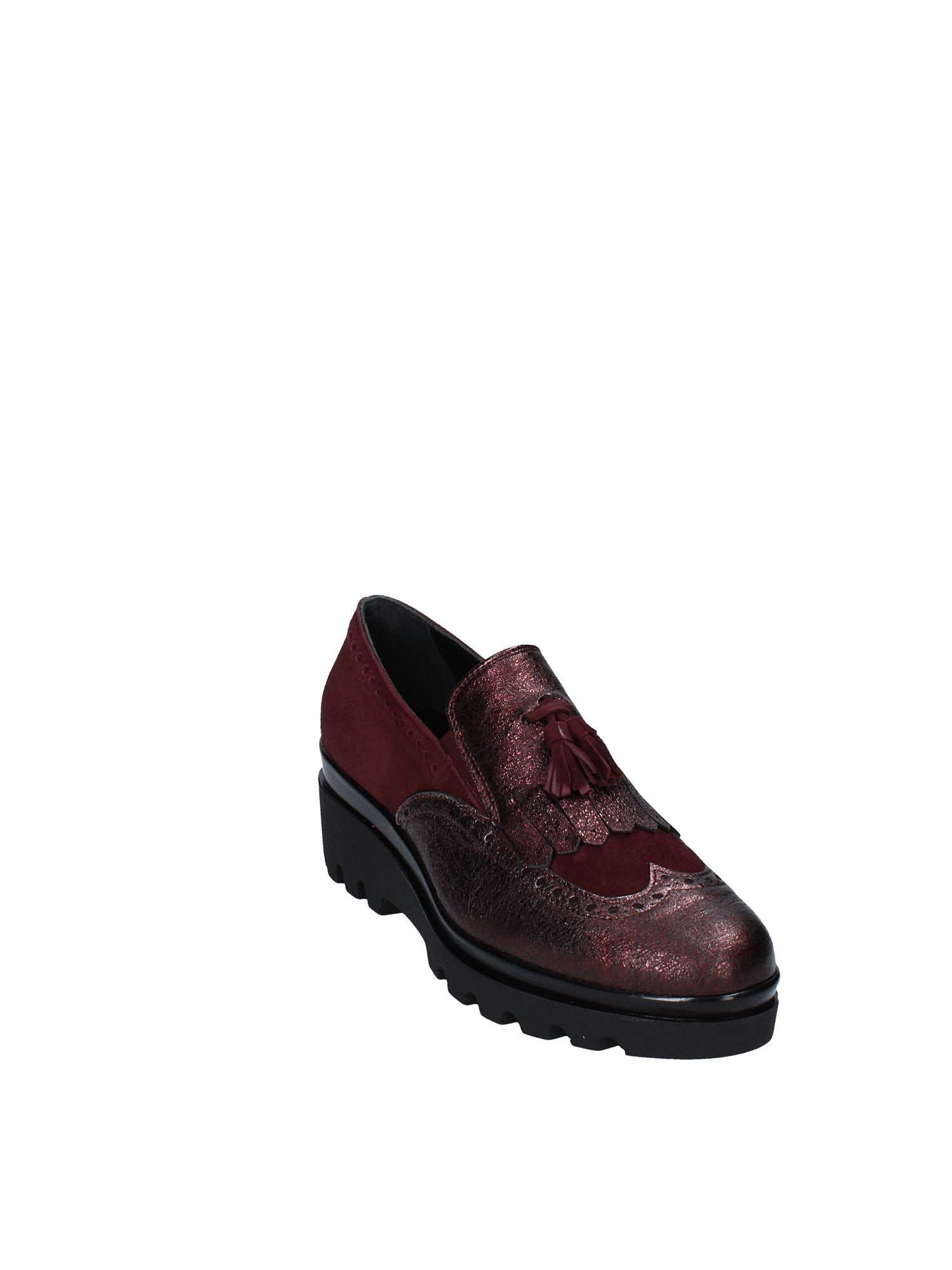 Mocassini Bordeaux Camoscio Grace Shoes