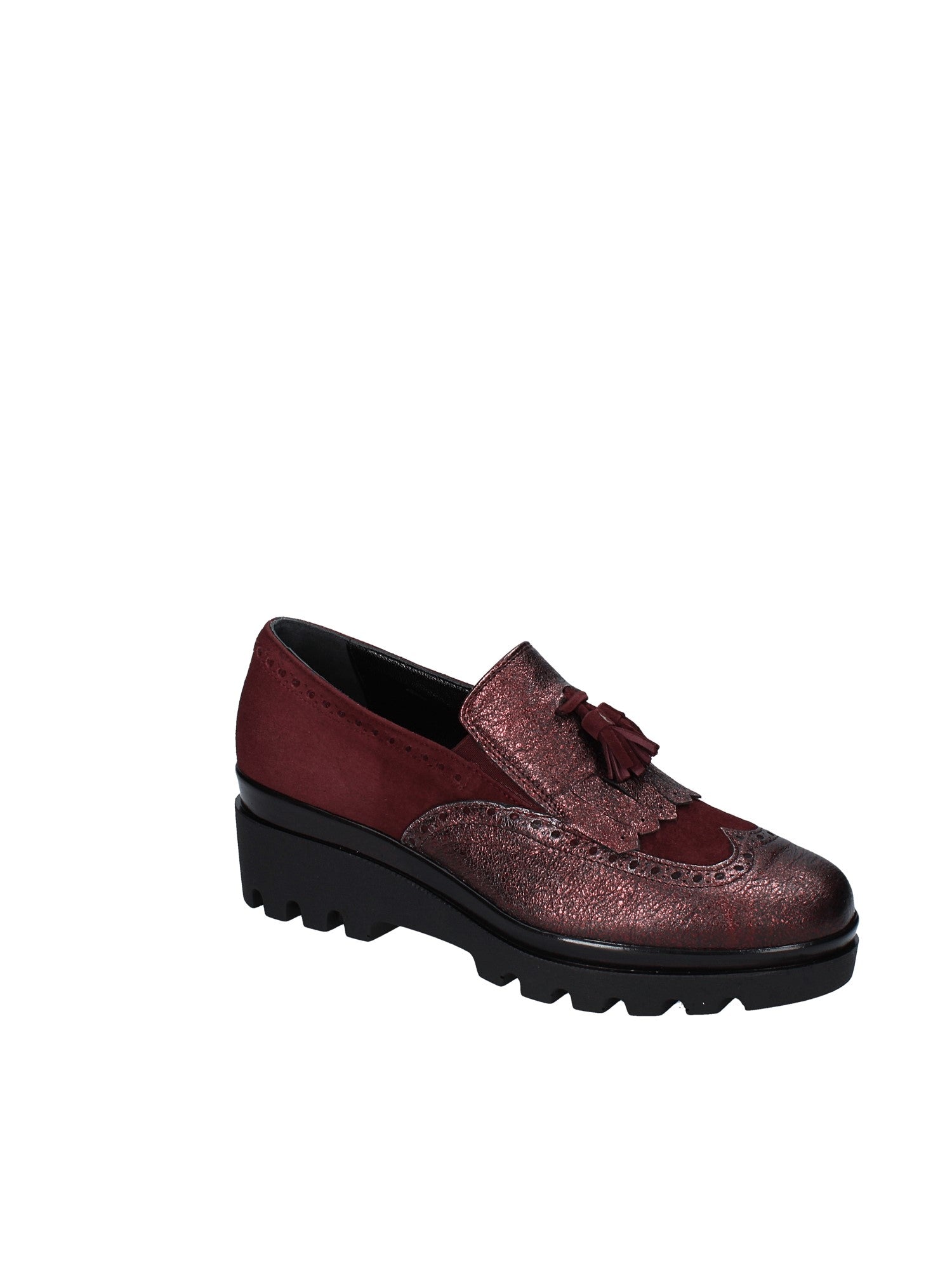 Mocassini Bordeaux Camoscio Grace Shoes