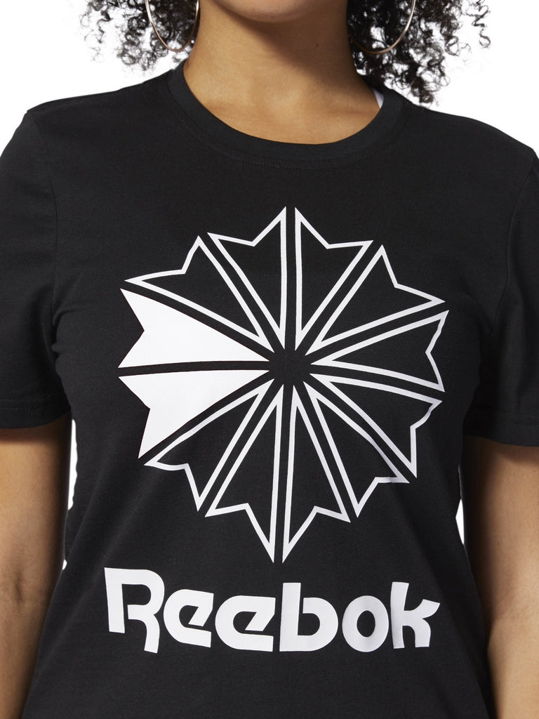 T-shirt Nero Reebok