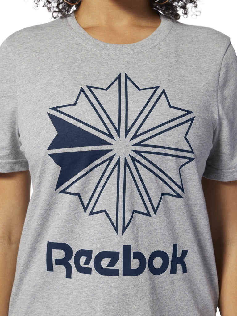 T-shirt Grigio Reebok