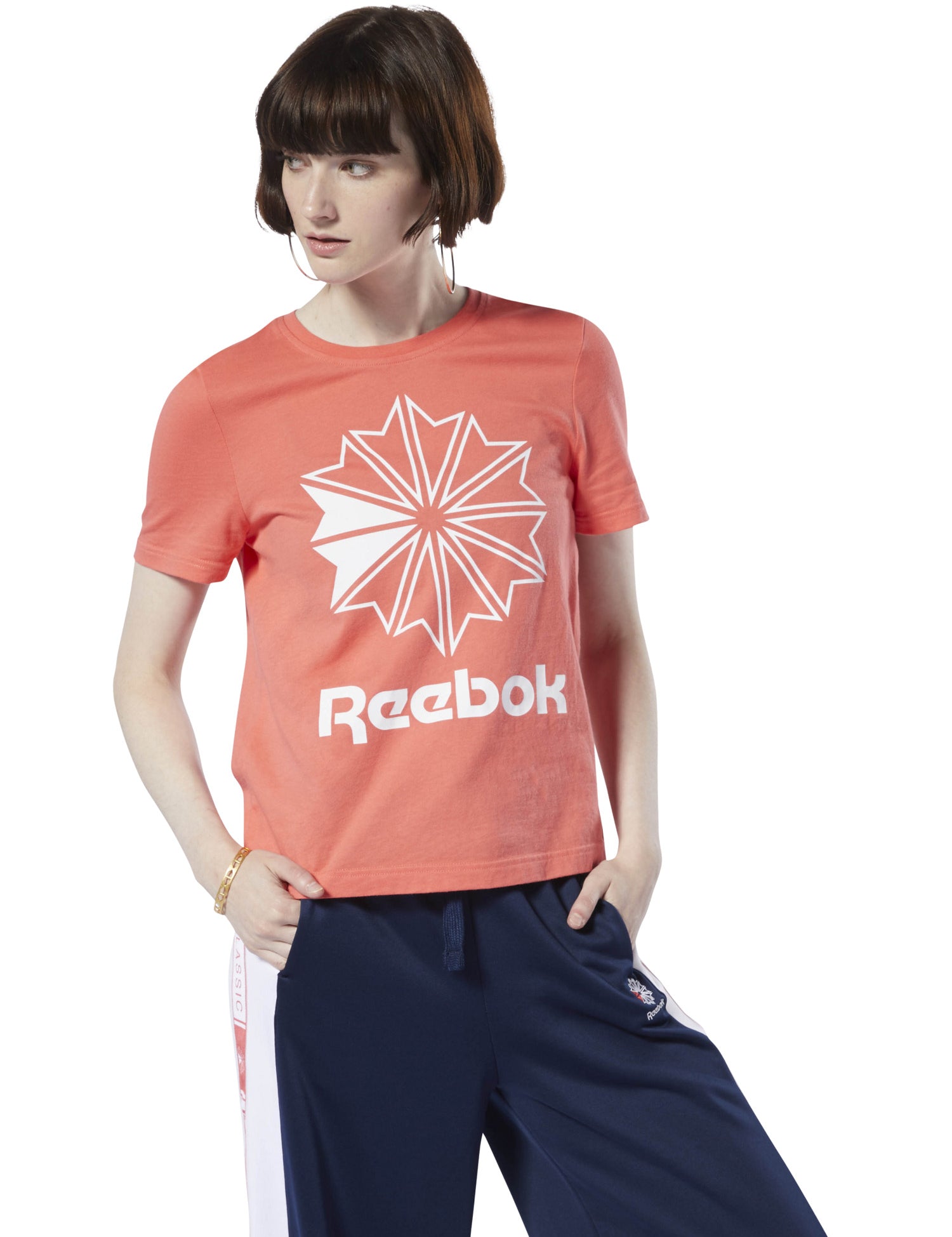 T-shirt Rosso Reebok