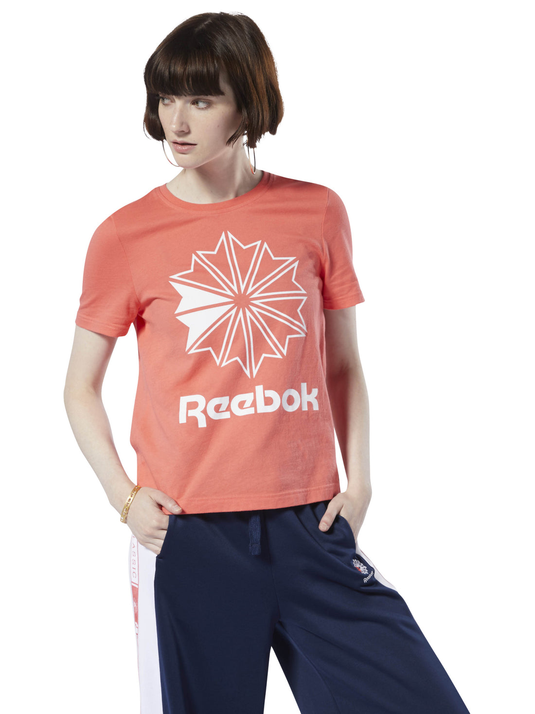 T-shirt Rosso Reebok