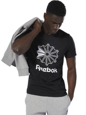 T-shirt Nero Reebok