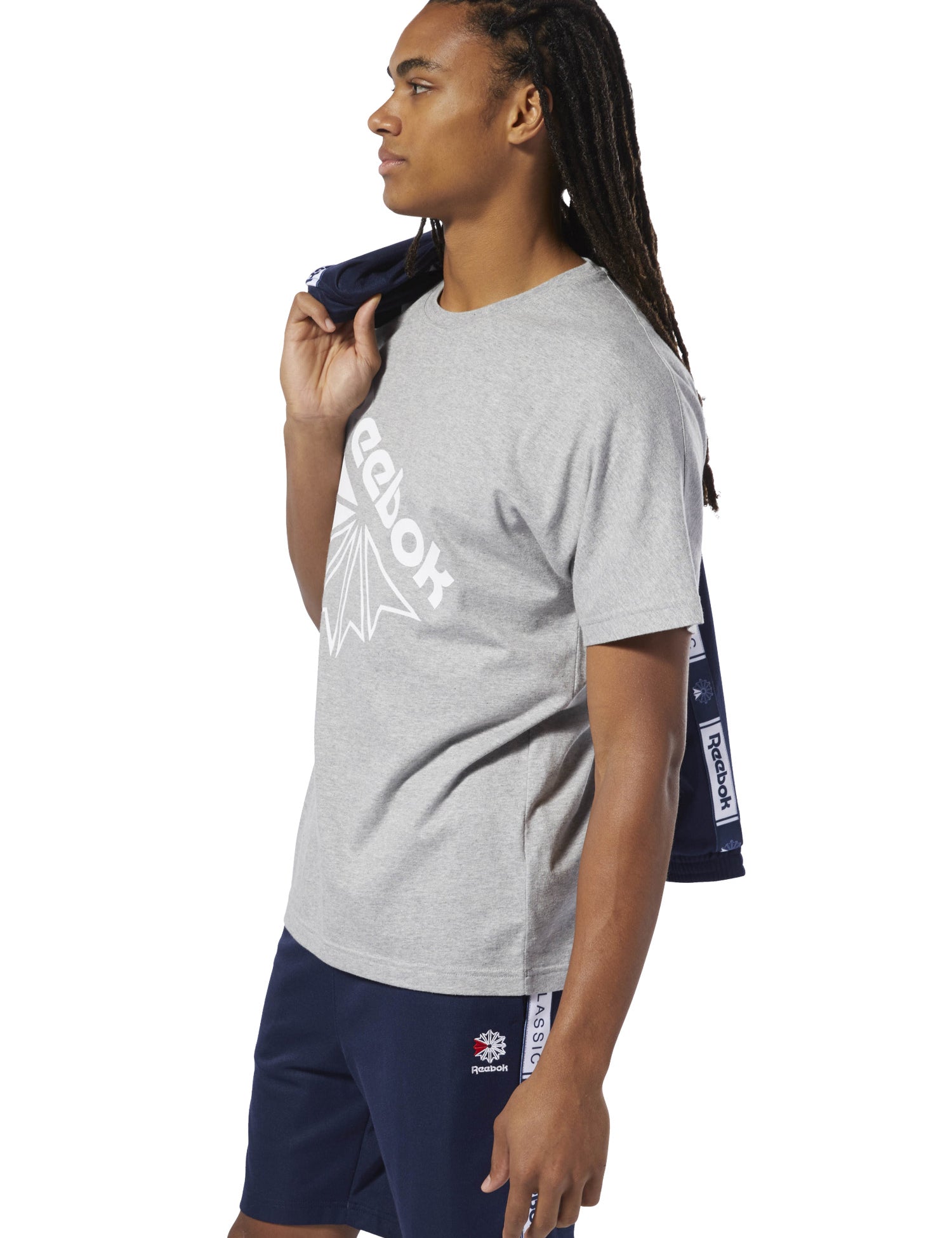 T-shirt Grigio Reebok