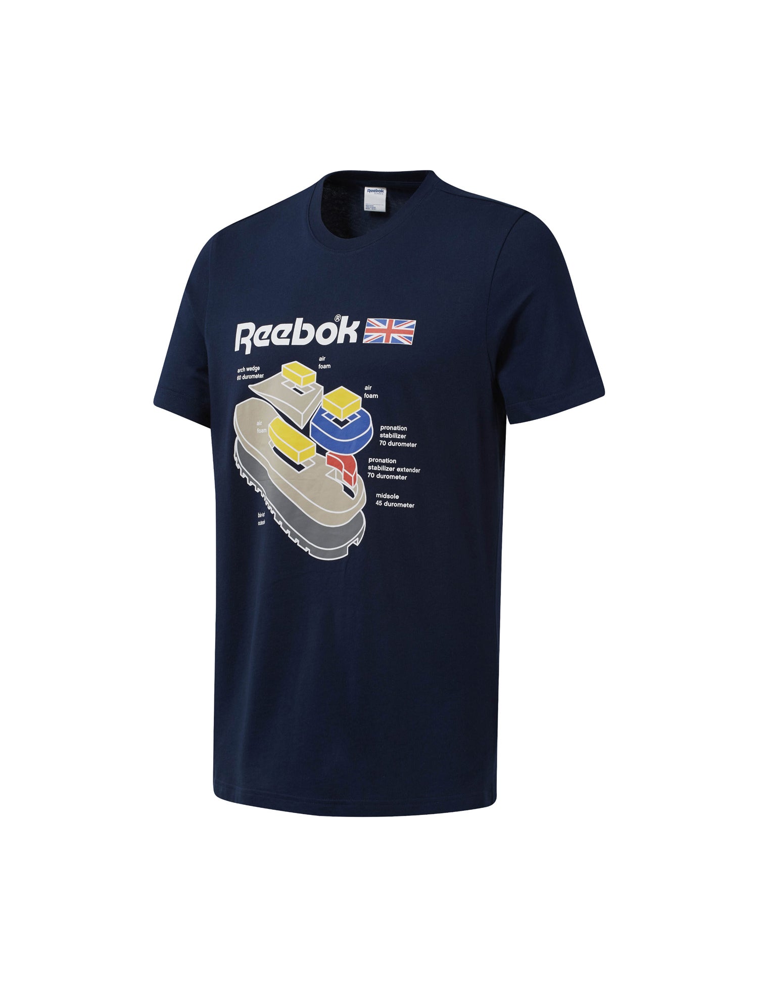 T-shirt Blu Reebok