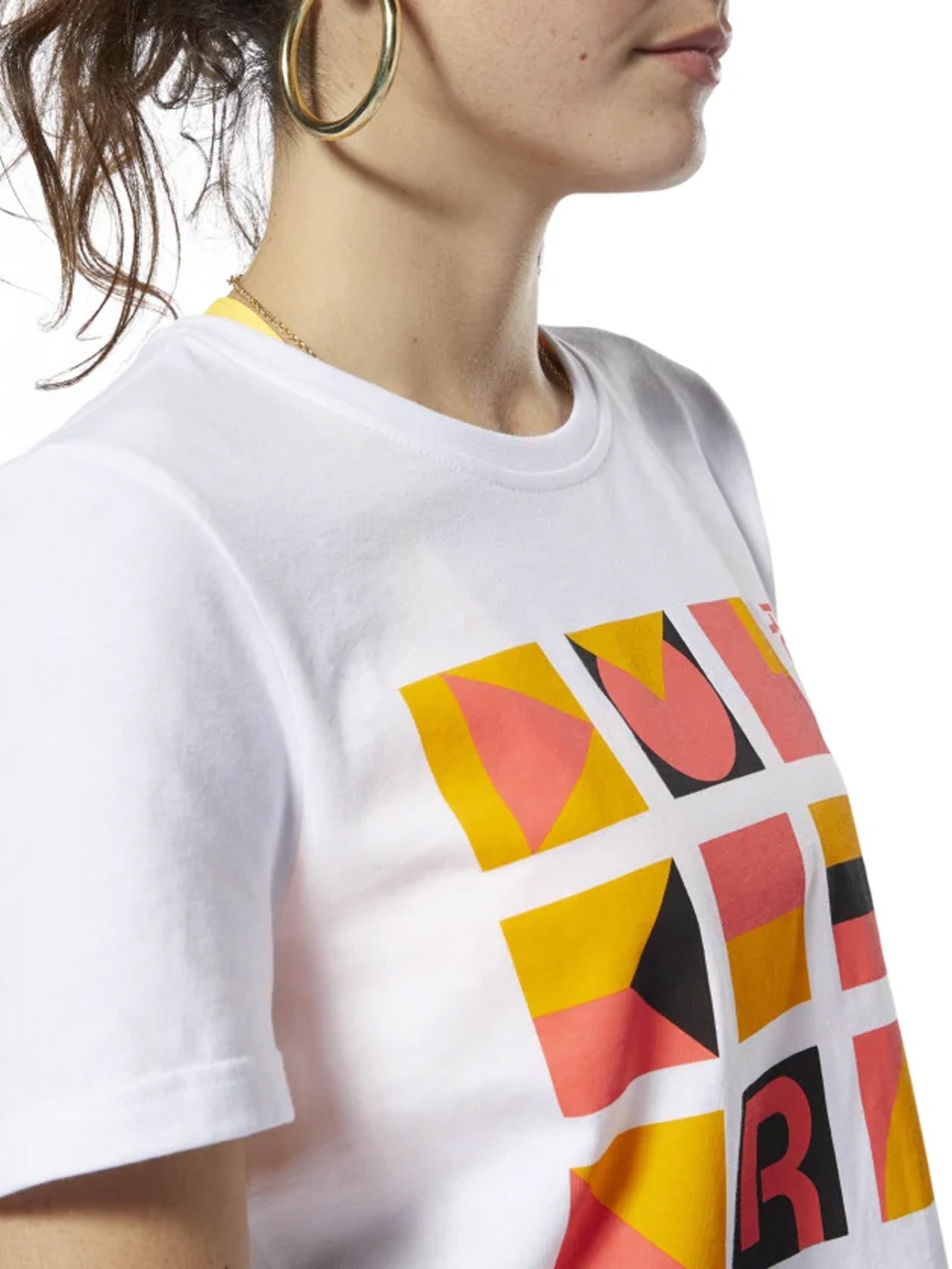 T-shirt Bianco Reebok