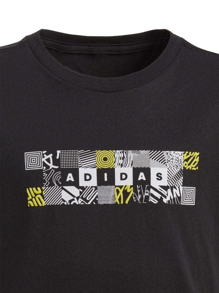 T-shirt Nero Adidas Performance